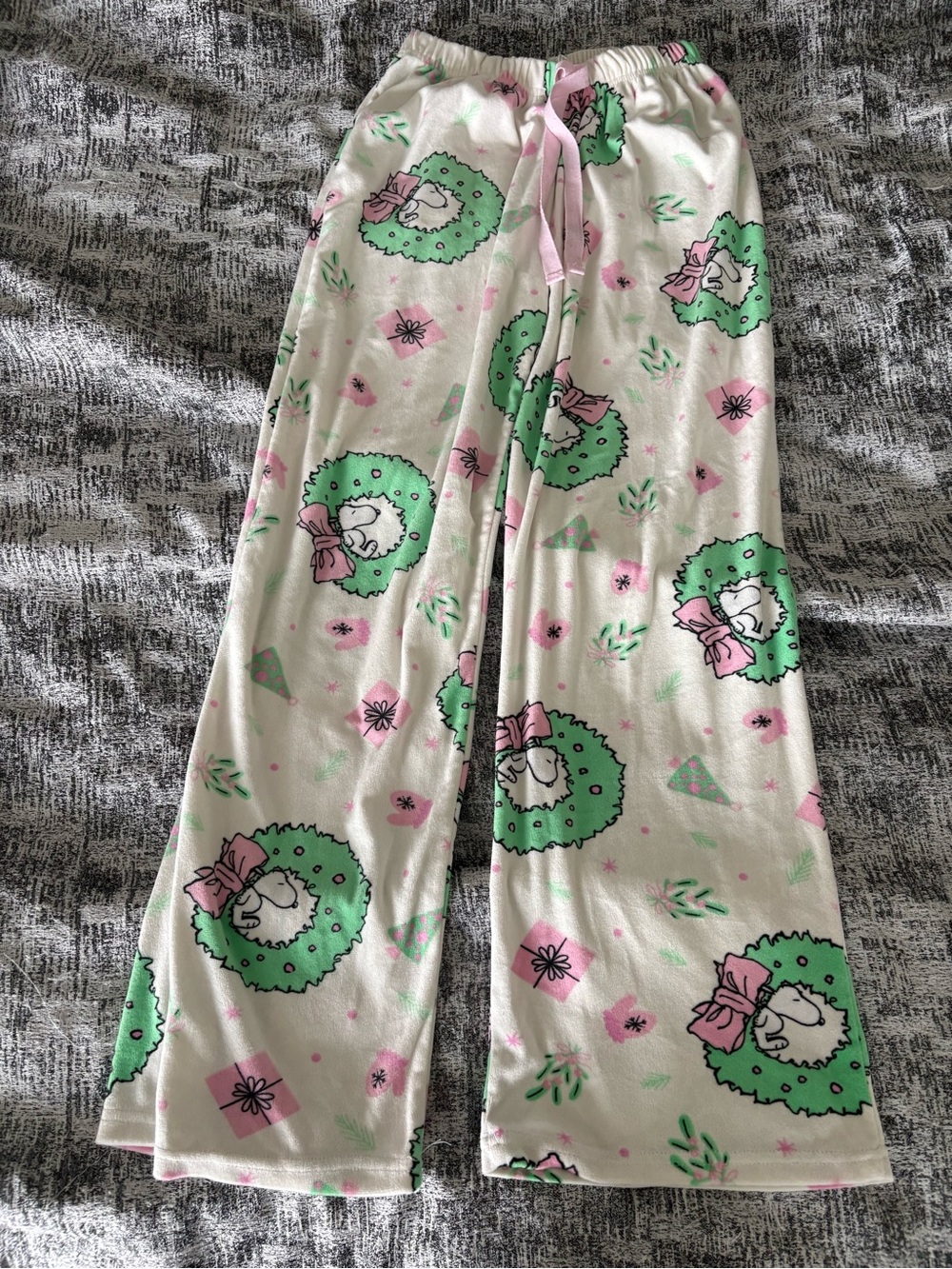 Peanuts Christmas Snoopy Pajama Pants Size X-Small